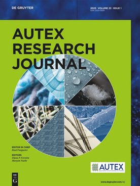 Front cover of the AUTEX Reseach Journal