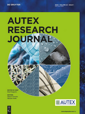 Cover image of the AUTEX Research Journal