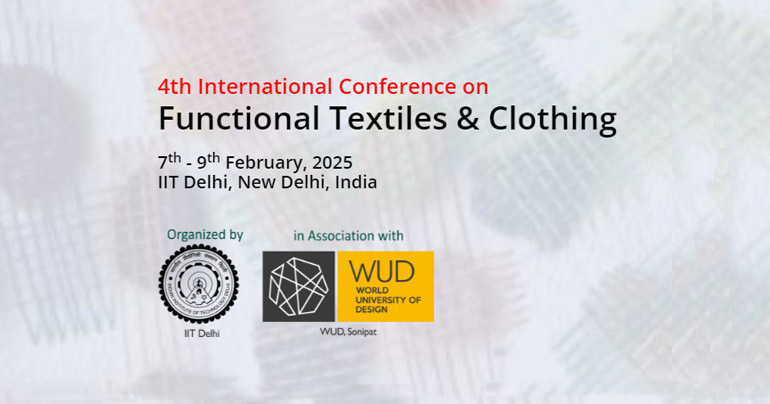 Logo image of the 4th International Conference on Functional Textiles & Clothing (FTC 2025)